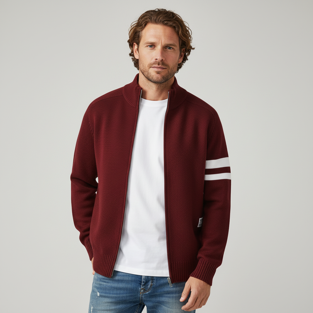 PHILIP | PULL ZIPPÉ EN TRICOT