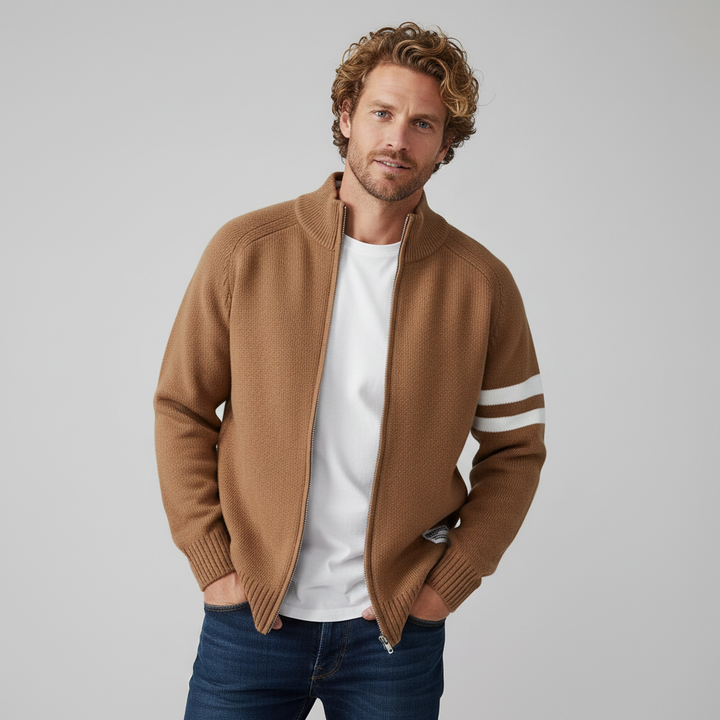 PHILIP | PULL ZIPPÉ EN TRICOT