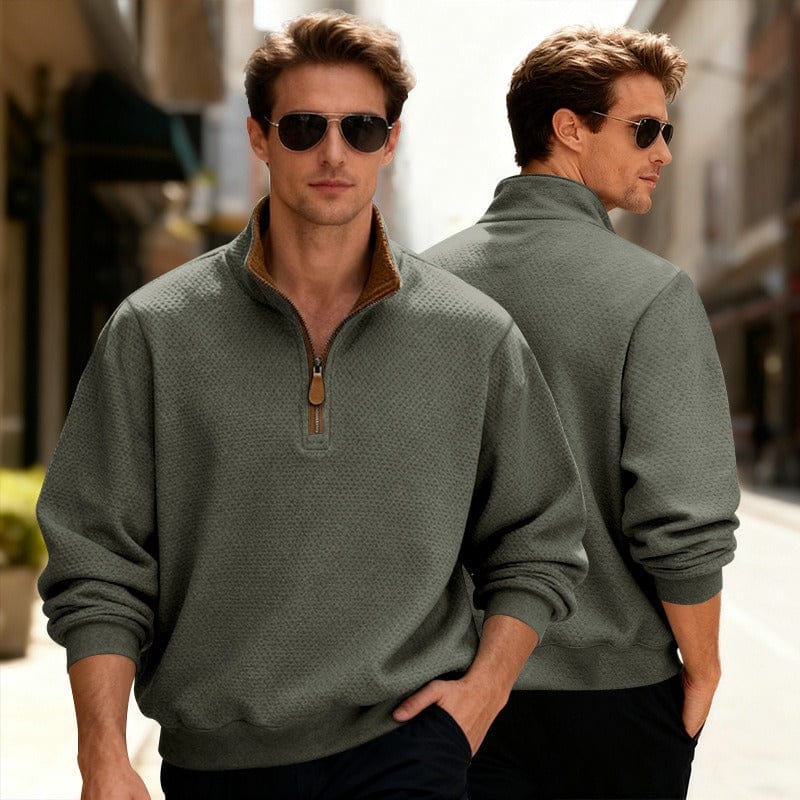 ROLLY | PULL TEXTURÉ ZIPPÉ
