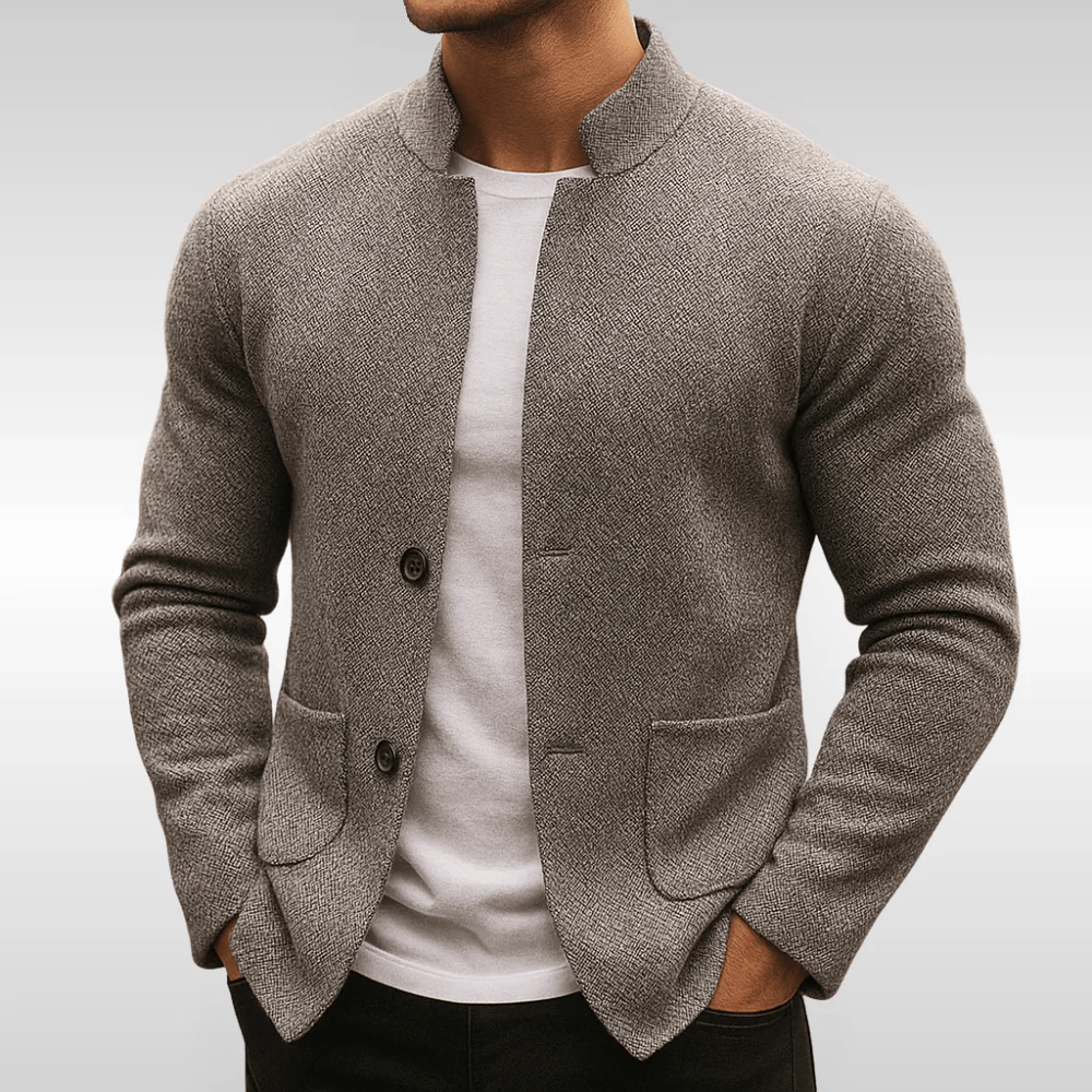 ROLAND | GILET EN MAILLE TEXTURÉE