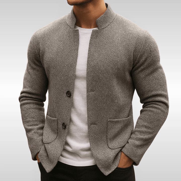 ROLAND | GILET EN MAILLE TEXTURÉE