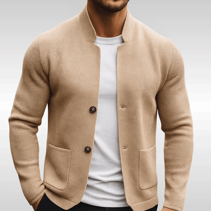 ROLAND | GILET EN MAILLE TEXTURÉE