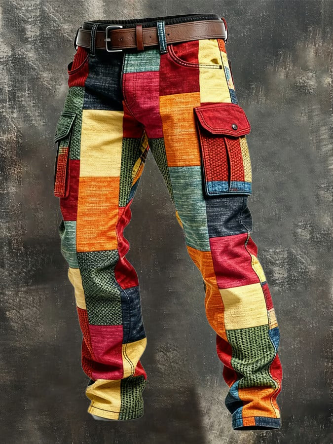 FABIO | PANTALON PATCHWORK DE CARGO