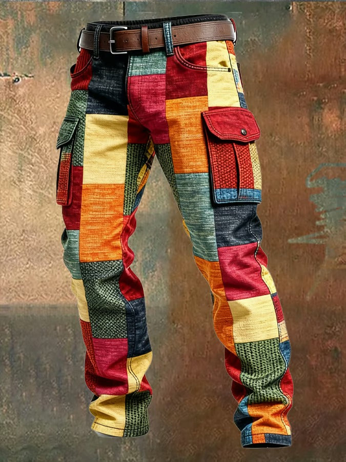 FABIO | PANTALON PATCHWORK DE CARGO