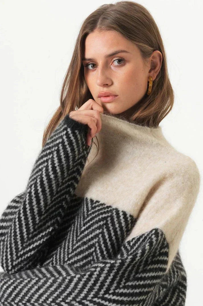 Eva | Pull Tricot Texturé Confortable
