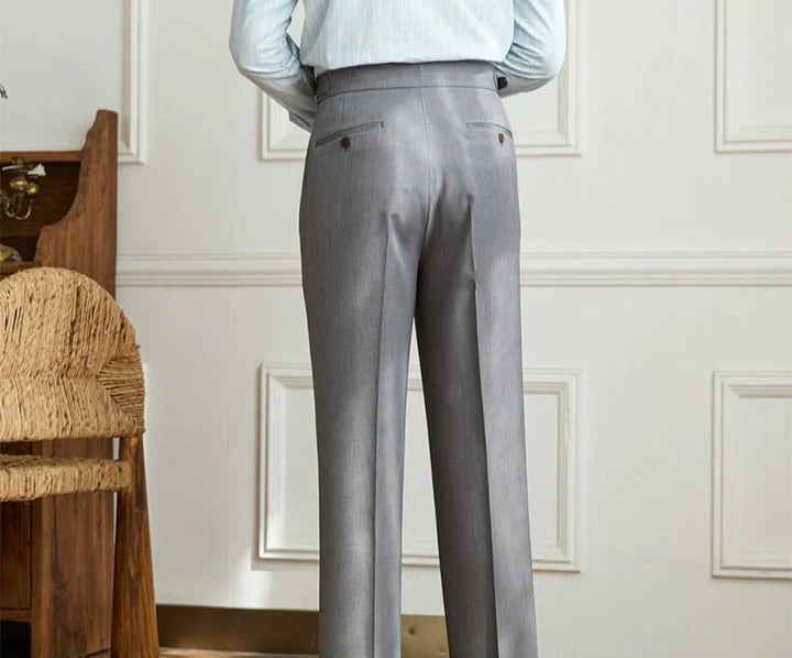 Timothy | Pantalon Fluide Taille Haute Elégant