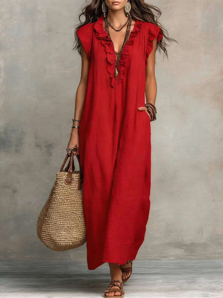 Melinda | Robe Bohemienne Chic et Fluide