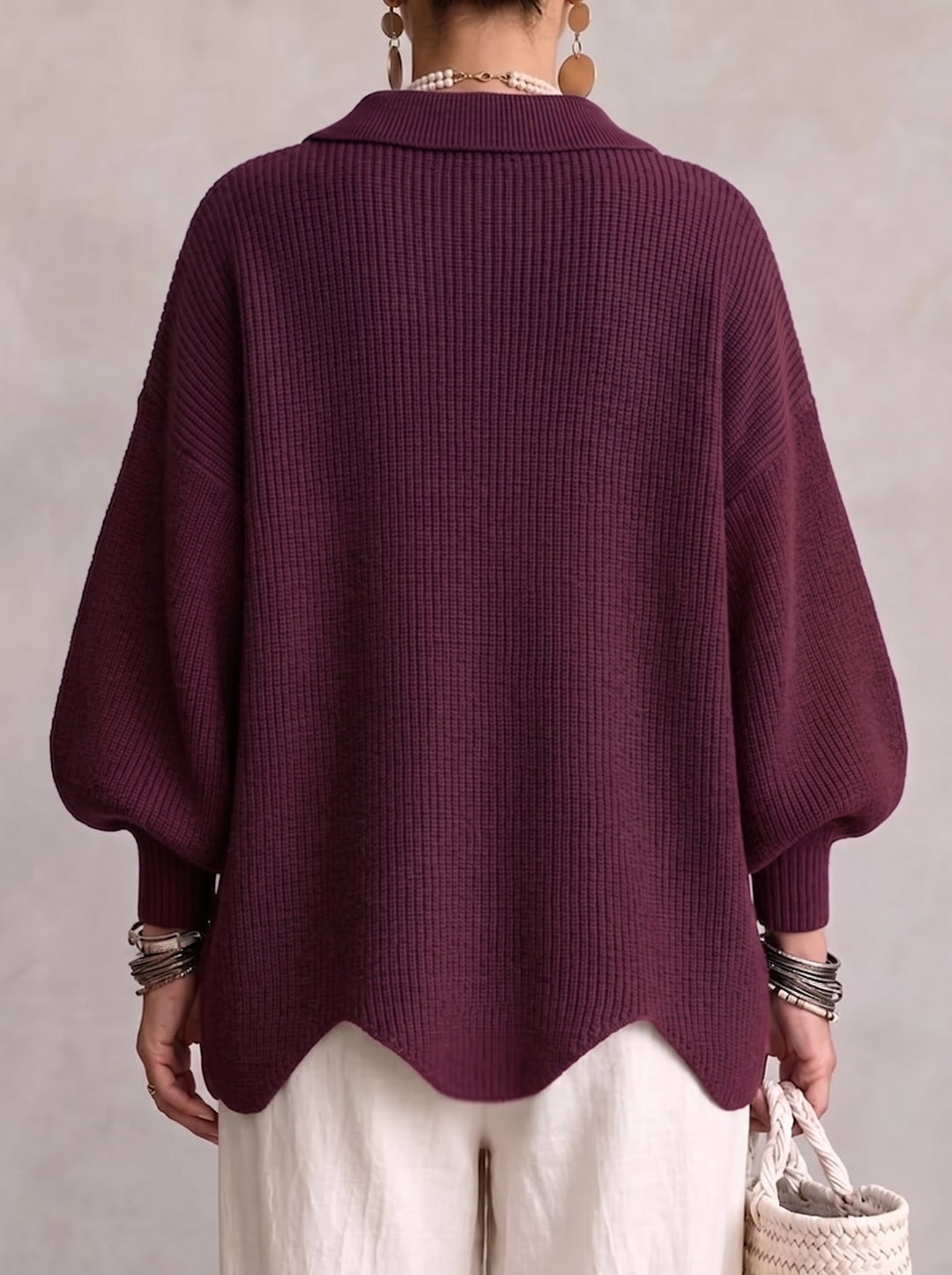 Ludomira | Cardigan Oversize Avec de Gros Boutons