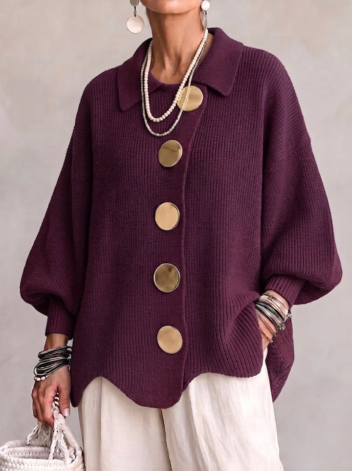 Ludomira | Cardigan Oversize Avec de Gros Boutons
