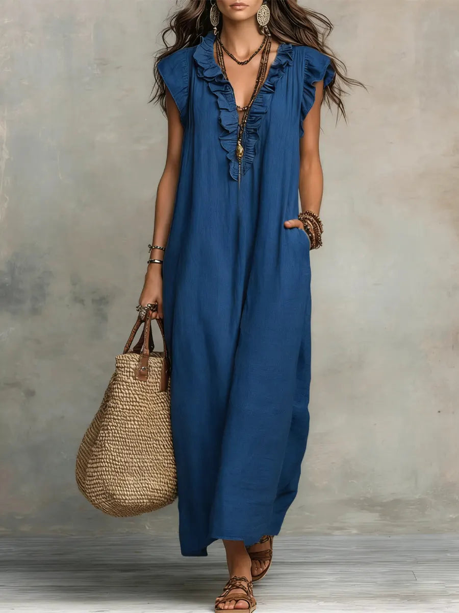 Melinda | Robe Bohemienne Chic et Fluide