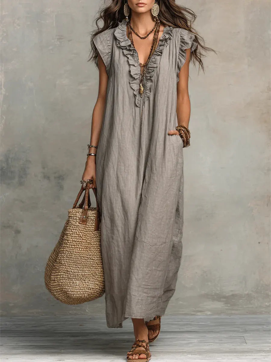 Melinda | Robe Bohemienne Chic et Fluide