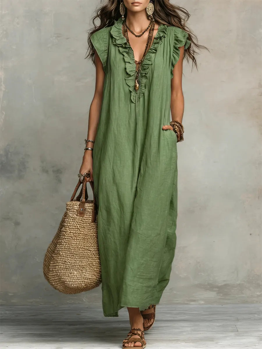 Melinda | Robe Bohemienne Chic et Fluide