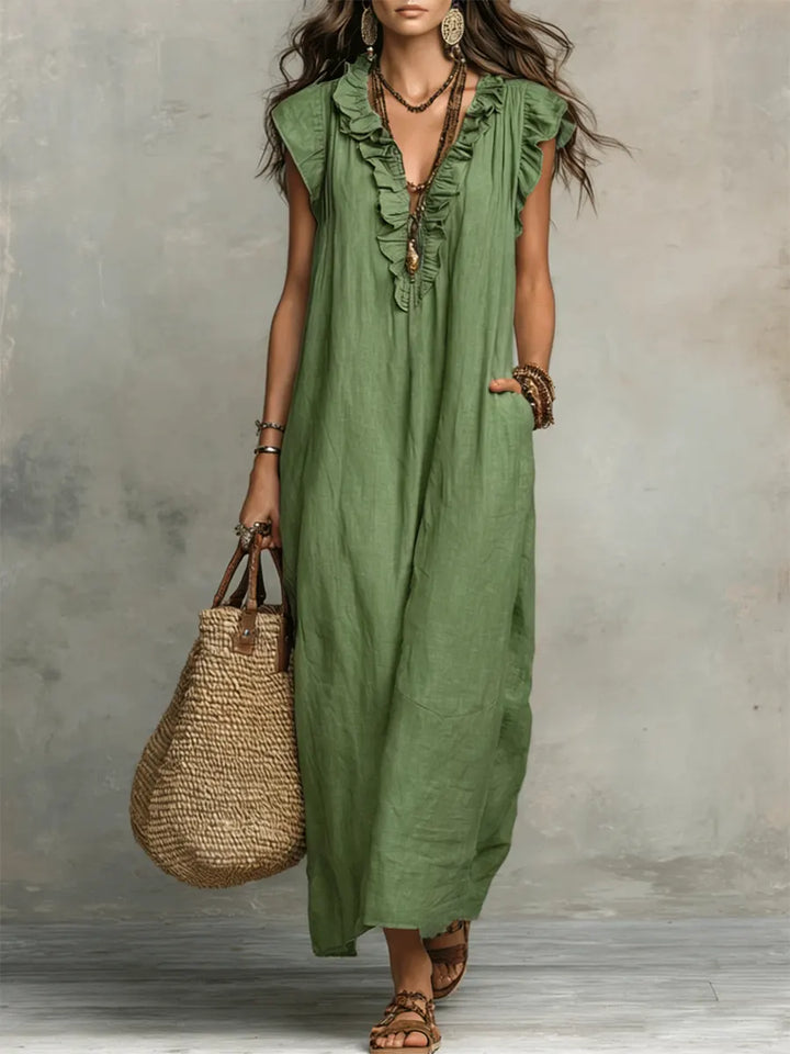 Melinda | Robe Bohemienne Chic et Fluide