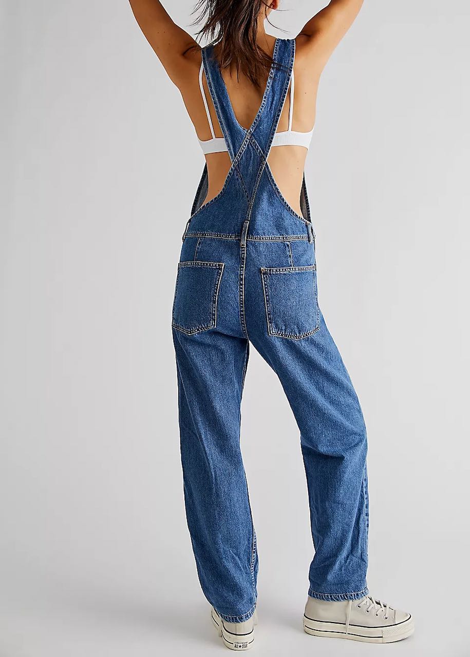 Cecil | Salopette en Jean Bleu Saphir