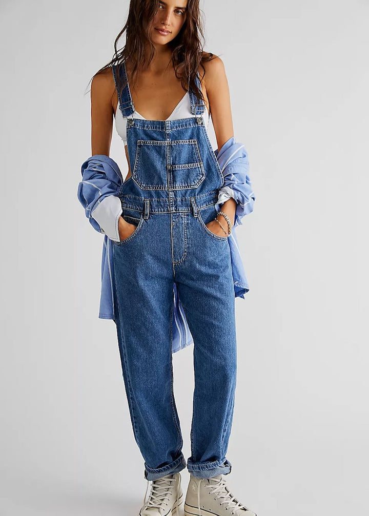 Cecil | Salopette en Jean Bleu Saphir