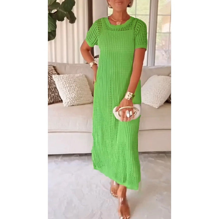 Bethany | Robe Maxi Longue Découpée + Robe Intérieure Gratuite