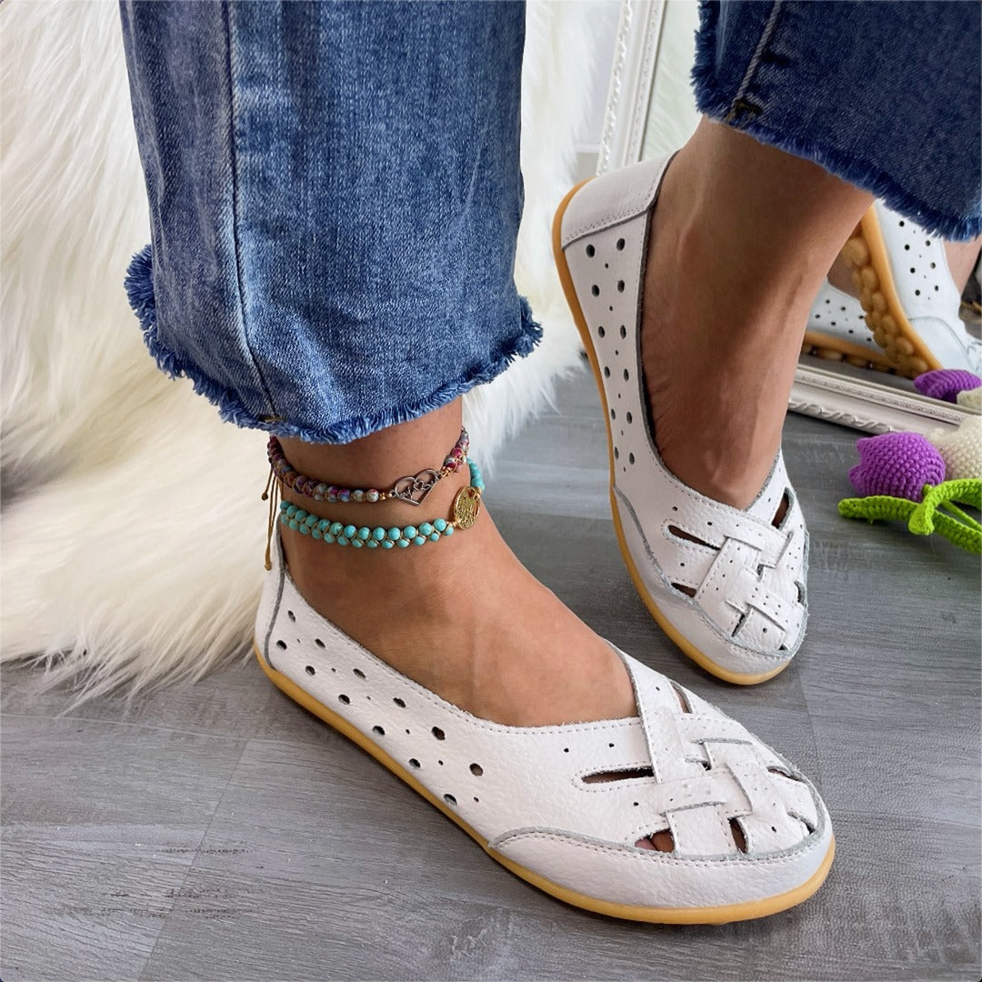Alice | Mocassins Élégants en Cuir Aéré