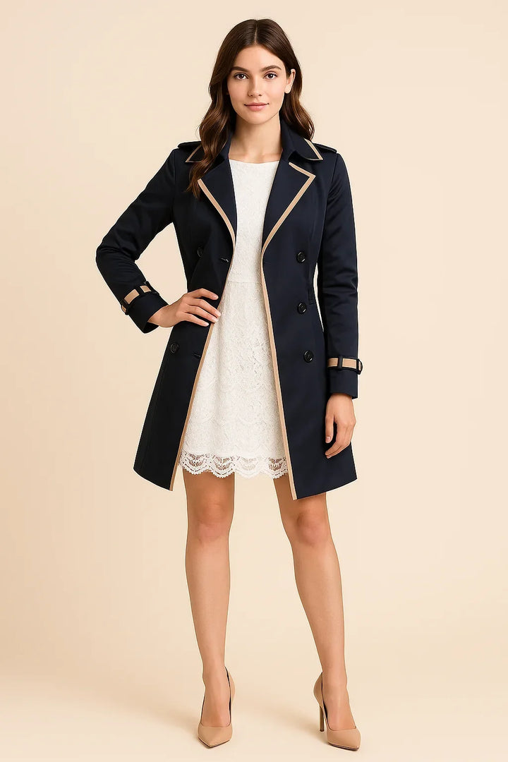 Rhea | Trench-coat à Double Boutonnage