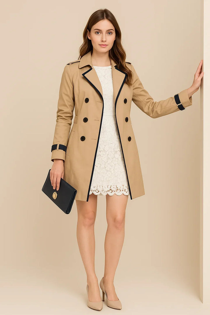 Rhea | Trench-coat à Double Boutonnage