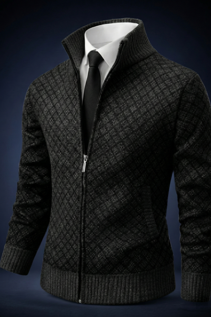 NOAH | GILET MAILLE GAUFRÉE