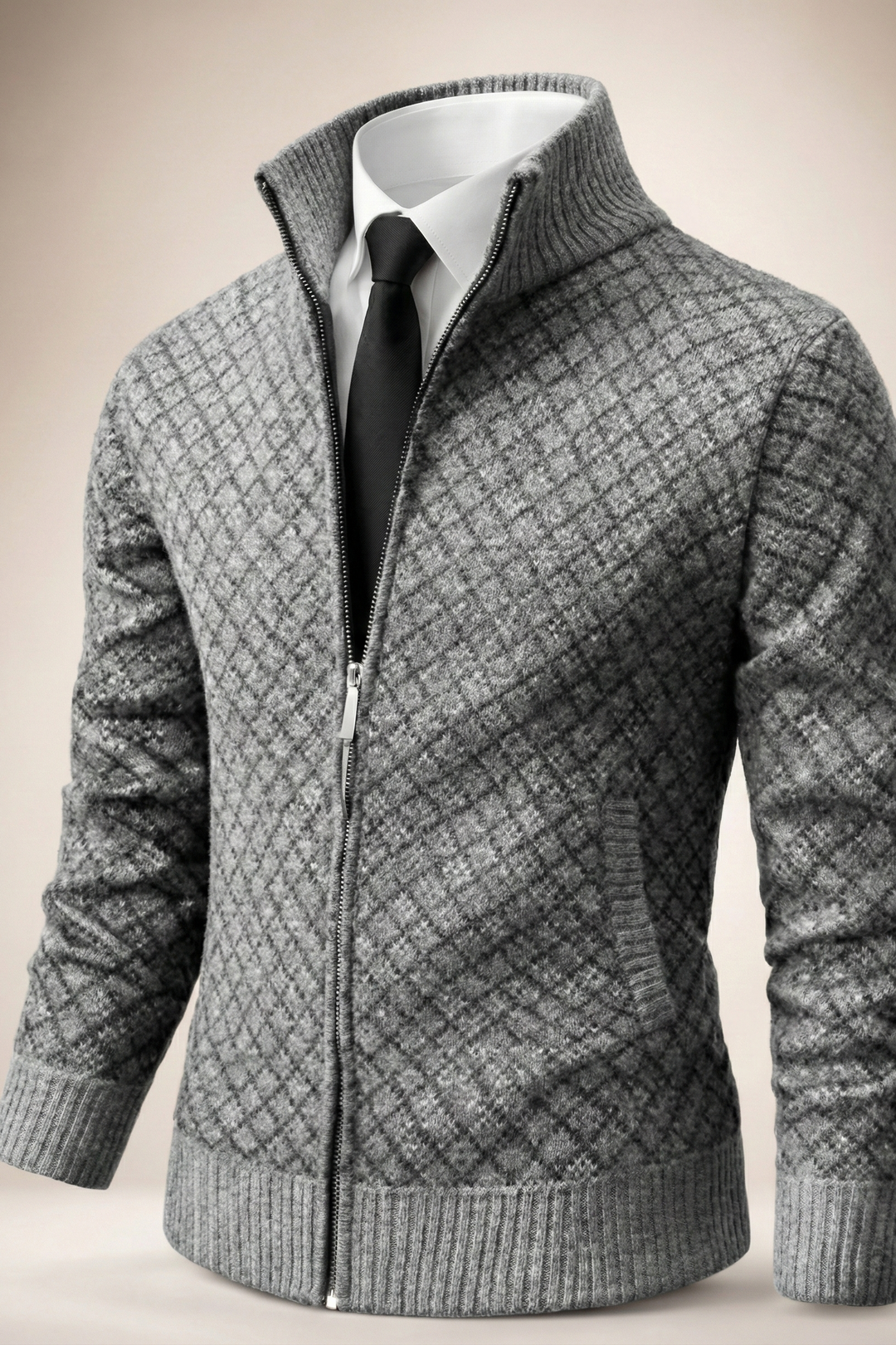 NOAH | GILET MAILLE GAUFRÉE