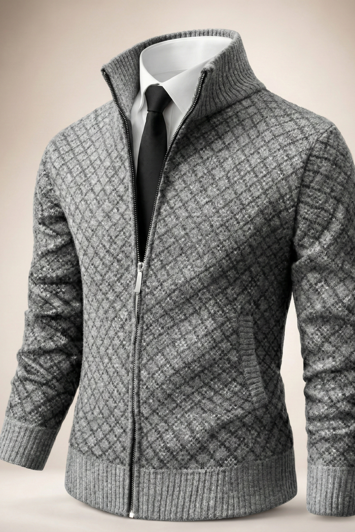 NOAH | GILET MAILLE GAUFRÉE