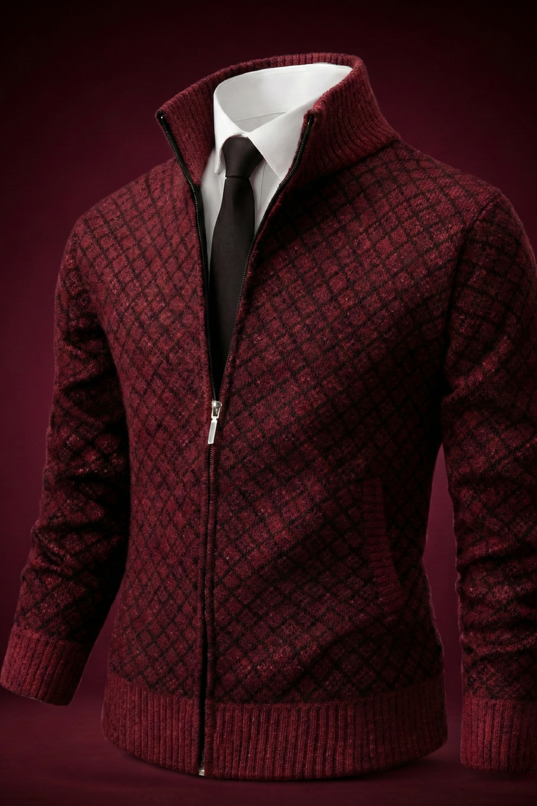 NOAH | GILET MAILLE GAUFRÉE