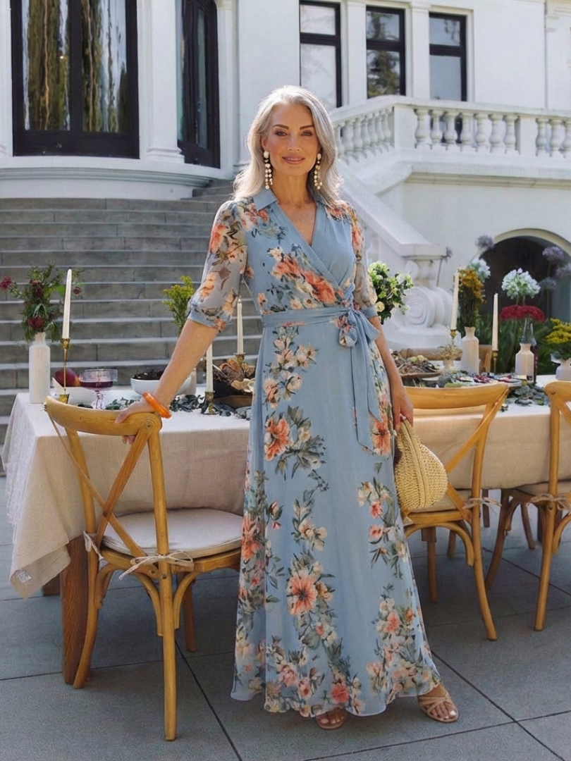 Elowen | Robe Maxi à Enveloppe