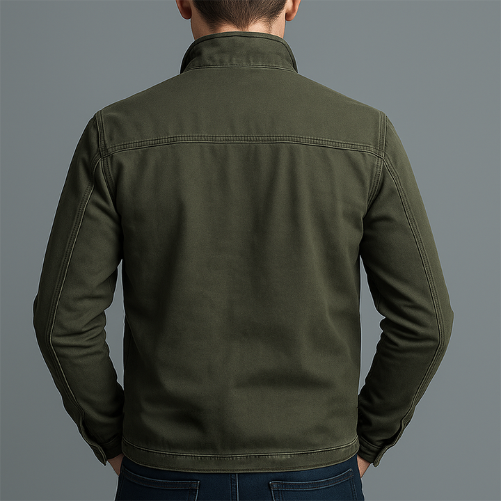 Denver | Veste Zippée en Coton Vintage