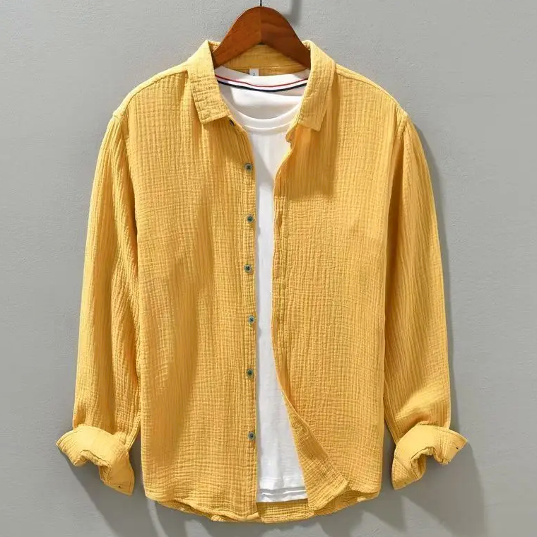 ALLEN | CHEMISE ÉLÉGANTE EN COTON DOUX COMME DE LA SOIE