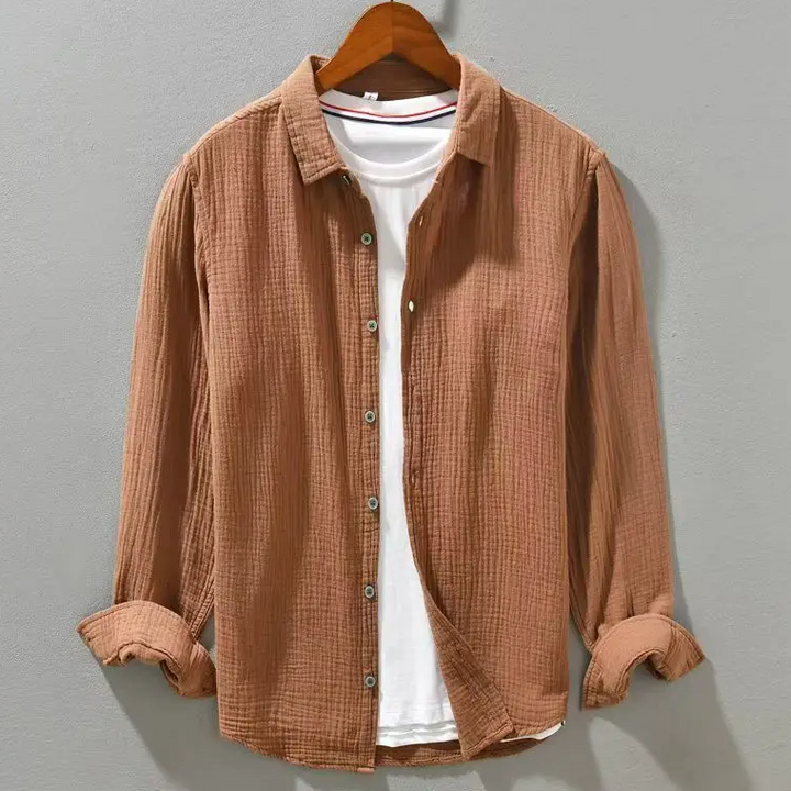 ALLEN | CHEMISE ÉLÉGANTE EN COTON DOUX COMME DE LA SOIE
