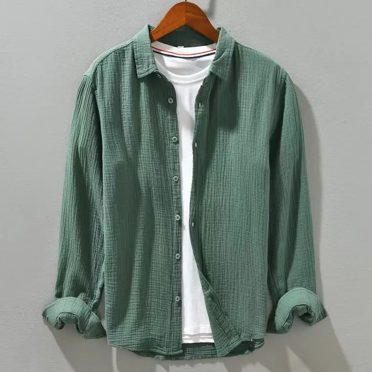 ALLEN | CHEMISE ÉLÉGANTE EN COTON DOUX COMME DE LA SOIE