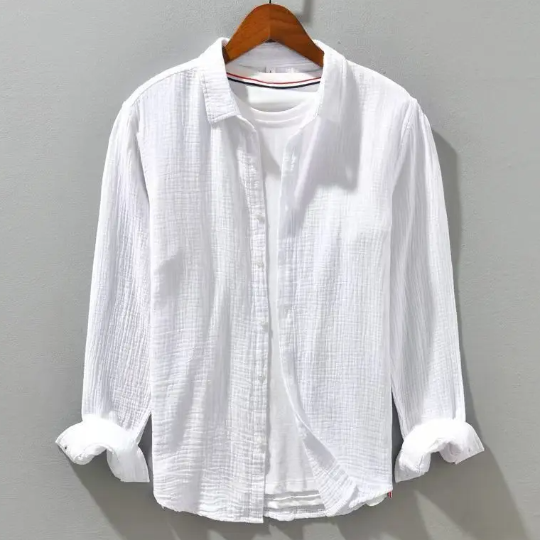 ALLEN | CHEMISE ÉLÉGANTE EN COTON DOUX COMME DE LA SOIE