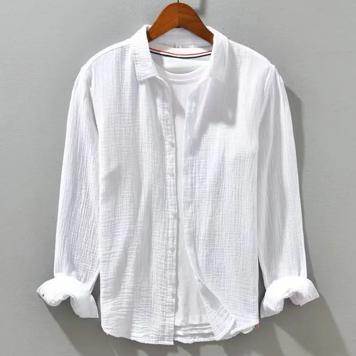 ALLEN | CHEMISE ÉLÉGANTE EN COTON DOUX COMME DE LA SOIE