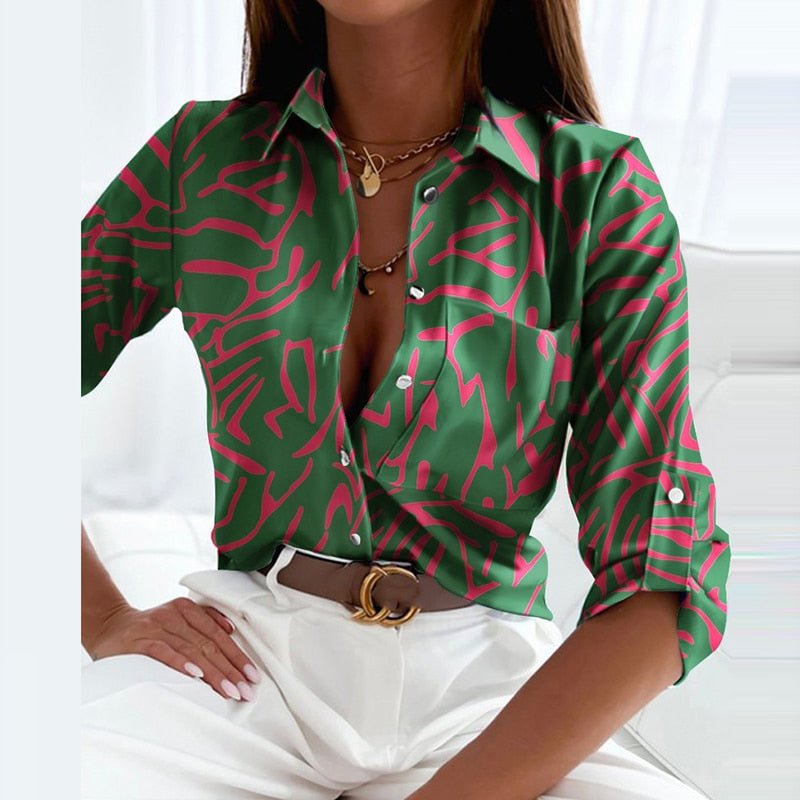 Emmy | Blouse Élégante avec Col