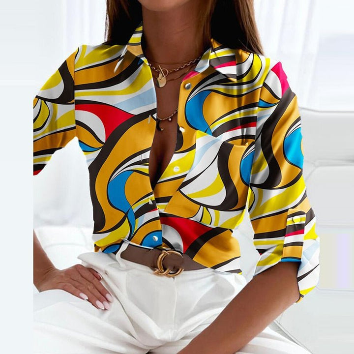 Emmy | Blouse Élégante avec Col