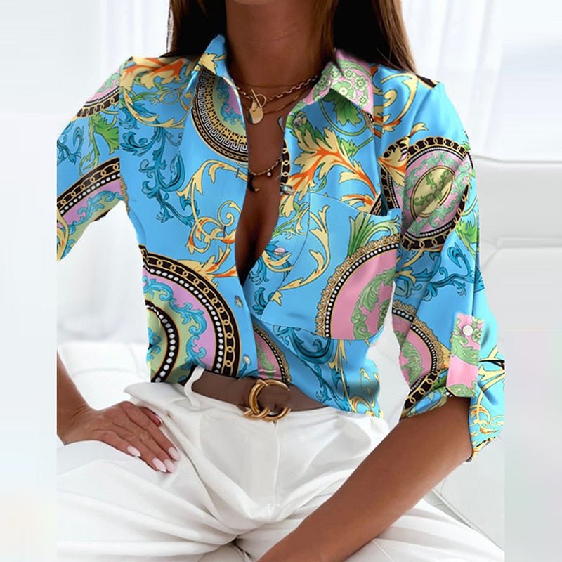Emmy | Blouse Élégante avec Col