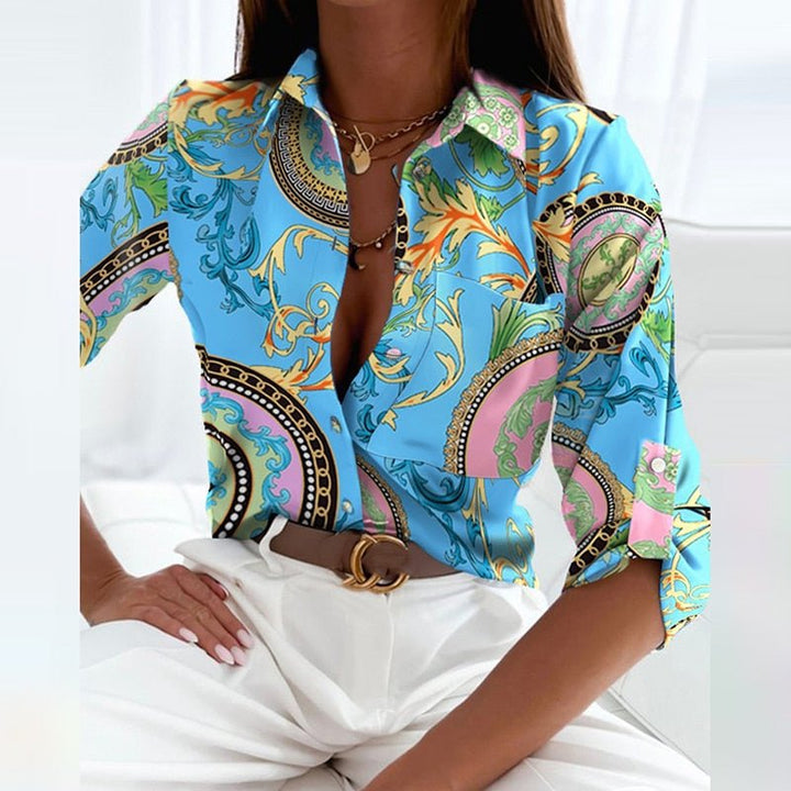 Emmy | Blouse Élégante avec Col