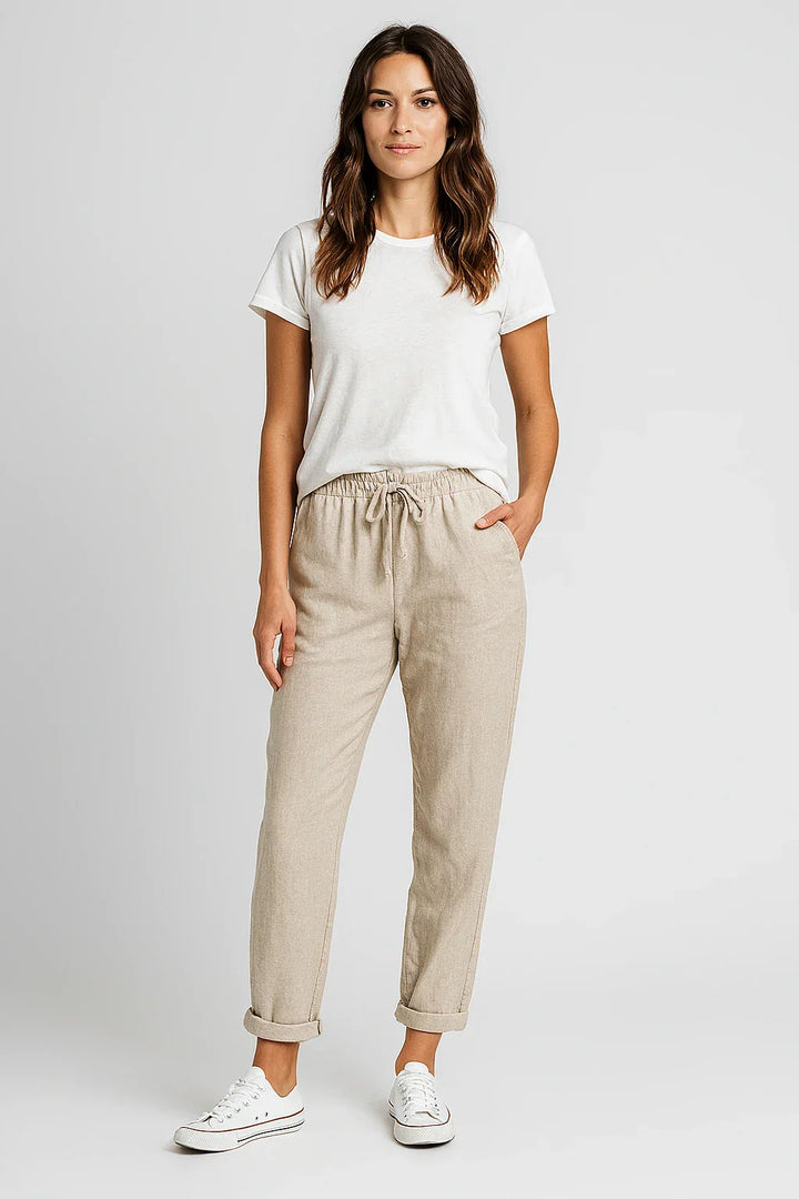 Rena | Pantalon élégant coton