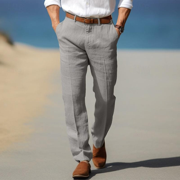 CRIS | PANTALON HOMME LUXE EN LIN PREMIUM